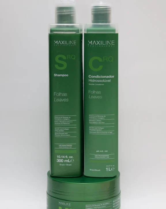 Kit Folhas - SHAMPOO + CONDICIONADOR + SELANTE + MÁSCARA - MAXILINE