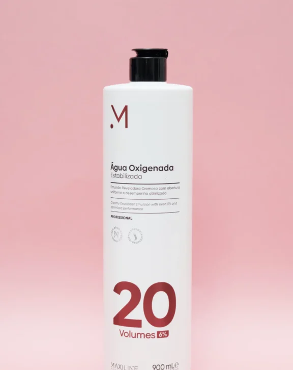 Água Oxigenada - 20 Volumes - 900 mL - MAXILINE